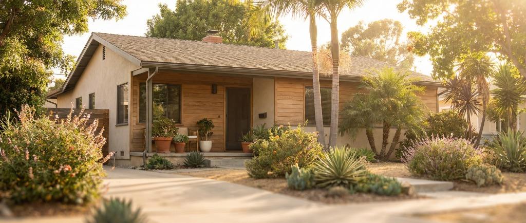 Realtor handing keys to happy client